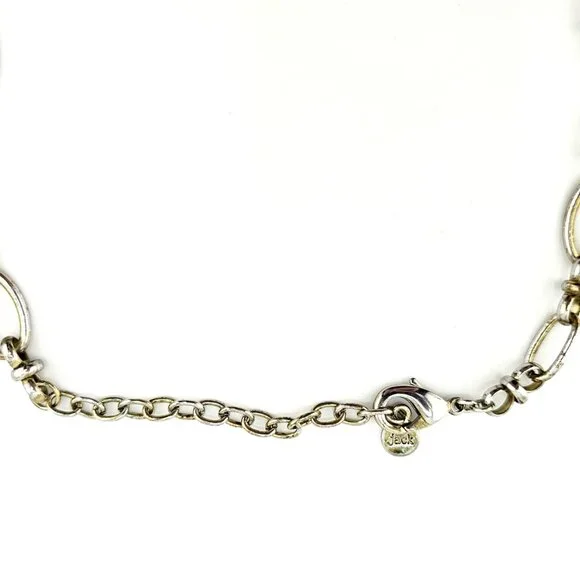 Bella Jack | Crystal Floral Statement Necklace | Aqua & Iridescent | 21.5" - Picture 9 of 10